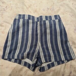 Hollister Striped High Rise Shorts
